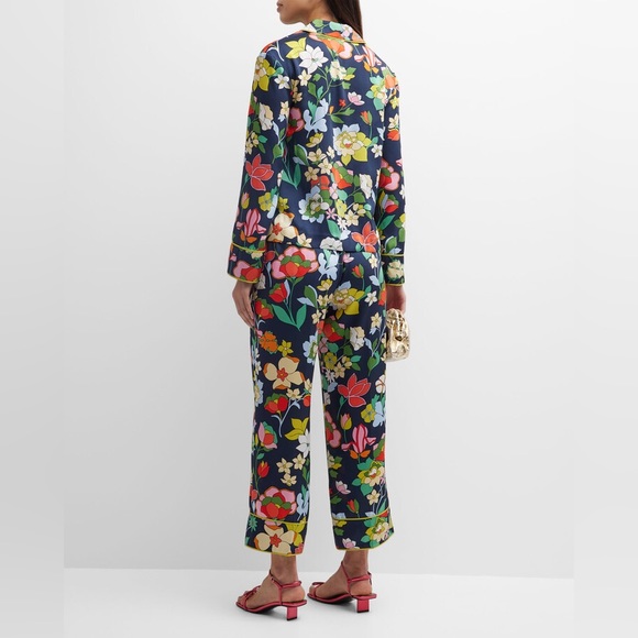 Kate Spade Flower Bed Twill Shirt in Blazer Blue (S) - Picture 5 of 13